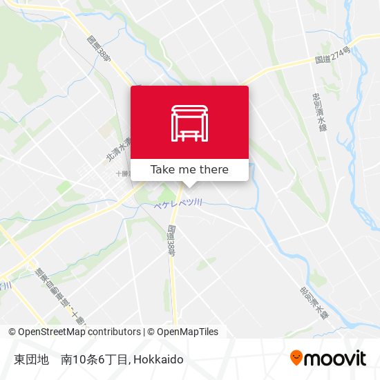 東団地　南10条6丁目 map