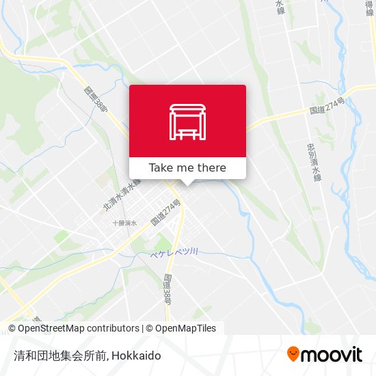 清和団地集会所前 map