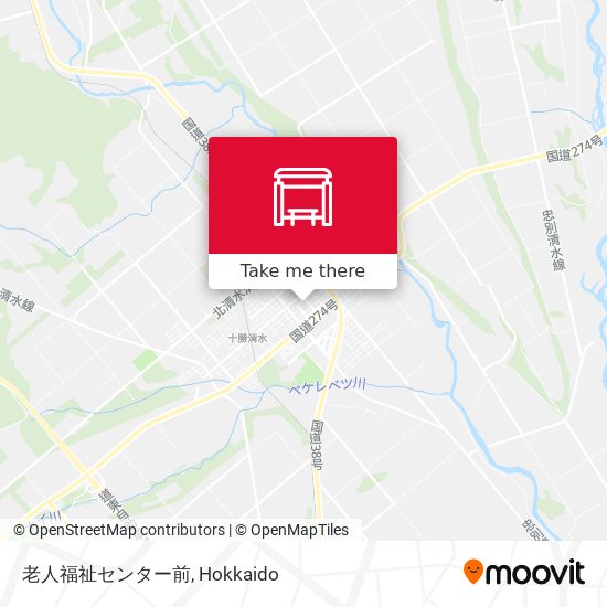 老人福祉センター前 map