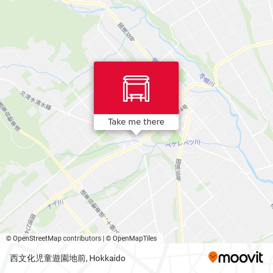 西文化児童遊園地前 map
