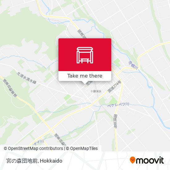 宮の森団地前 map