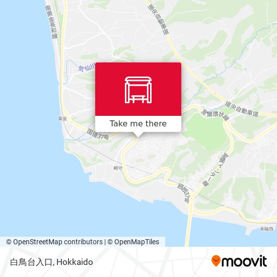 白鳥台入口 map