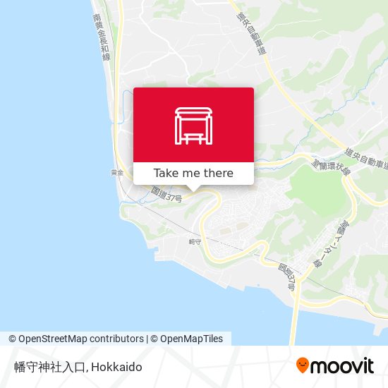 幡守神社入口 map