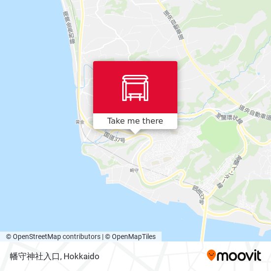 幡守神社入口 map