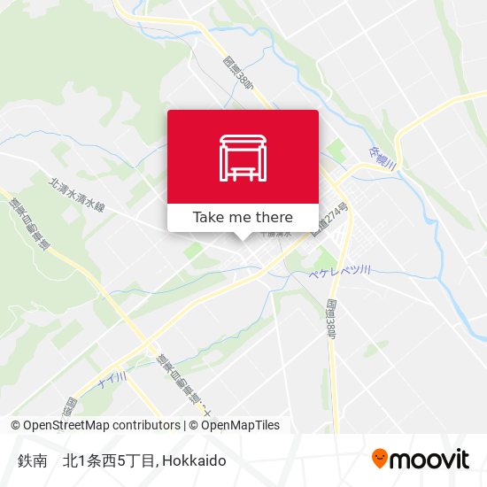 鉄南　北1条西5丁目 map