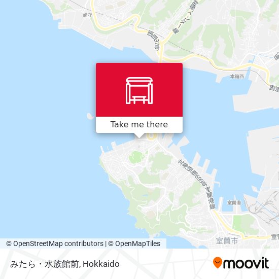 みたら・水族館前 map