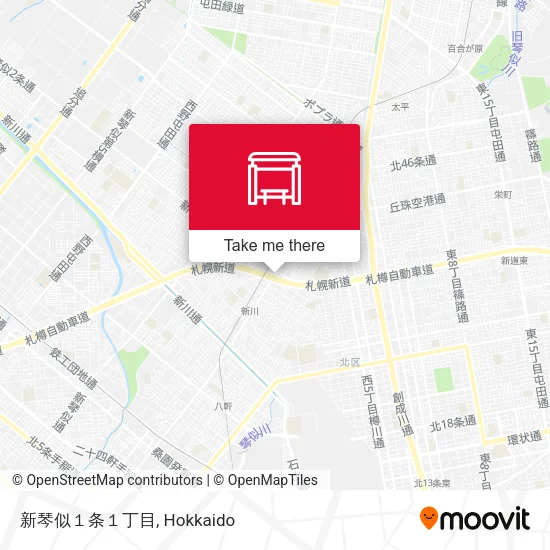 新琴似１条１丁目 map