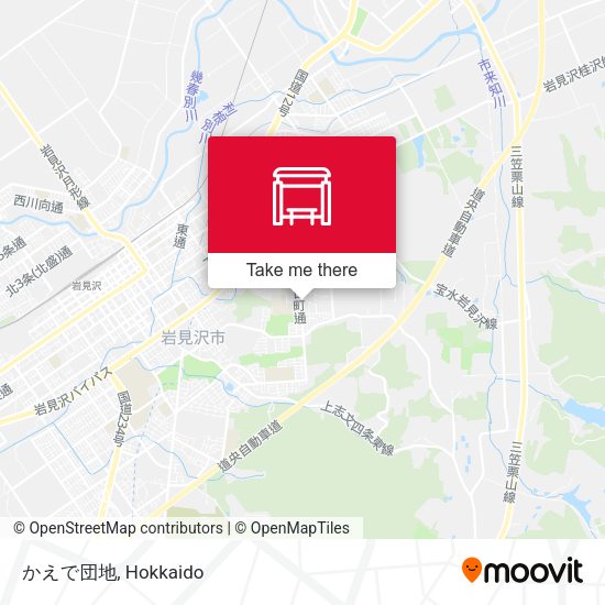 かえで団地 map