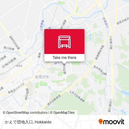 かえで団地入口 map