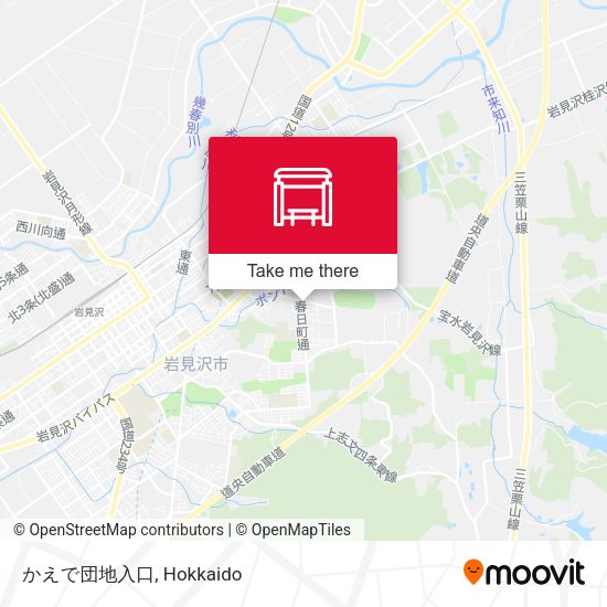 かえで団地入口 map