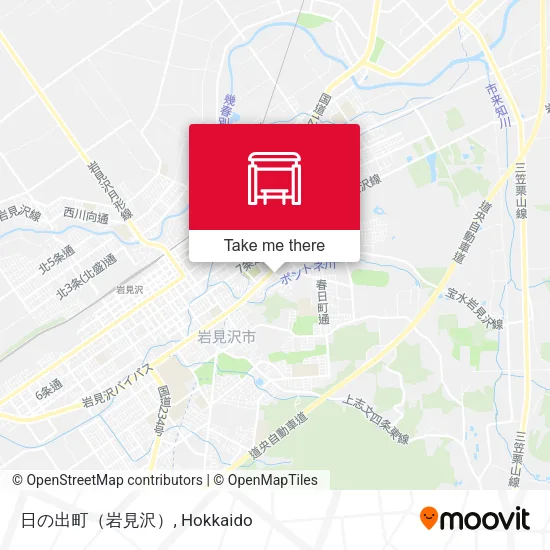 日の出町（岩見沢） map