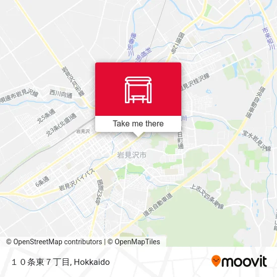 １０条東７丁目 map