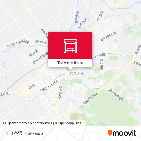 １０条通 map