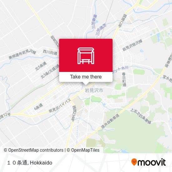 １０条通 map