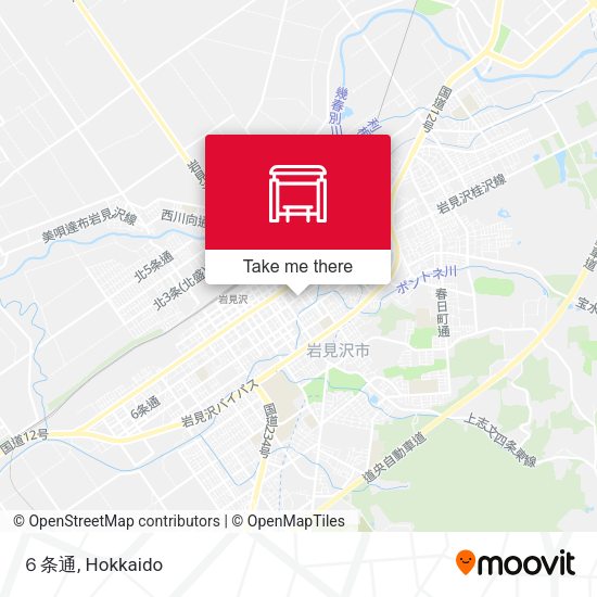６条通 map