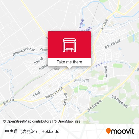 中央通（岩見沢） map