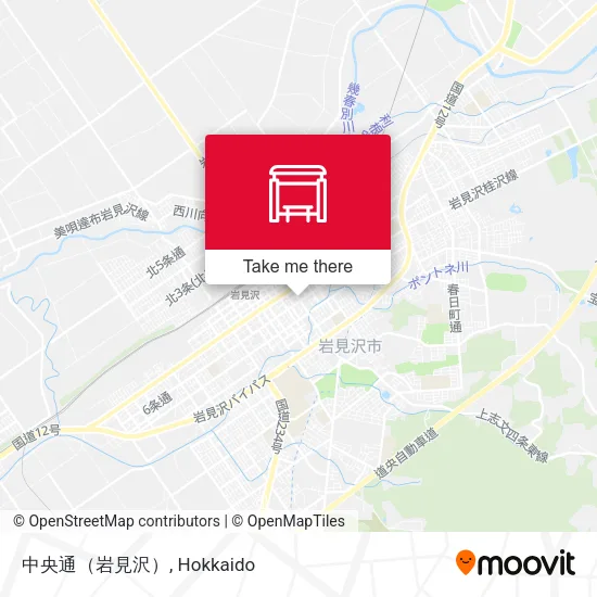中央通（岩見沢） map