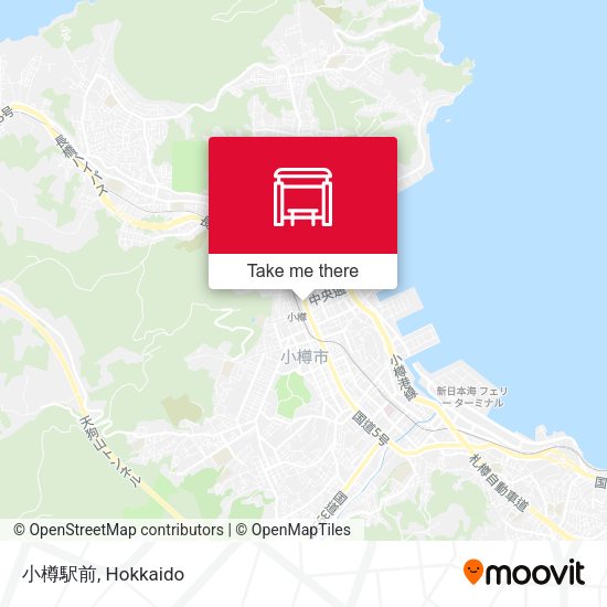 小樽駅前 map