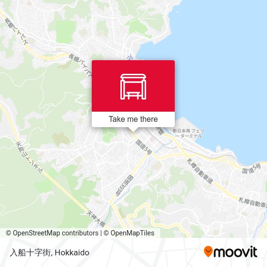 入船十字街 map