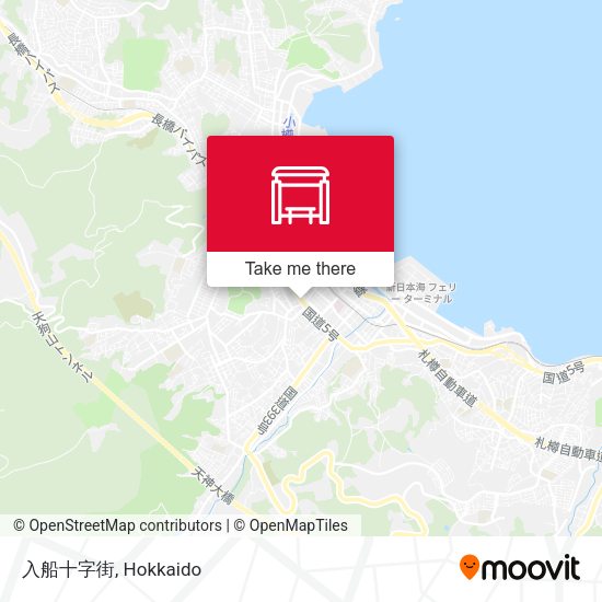 入船十字街 map