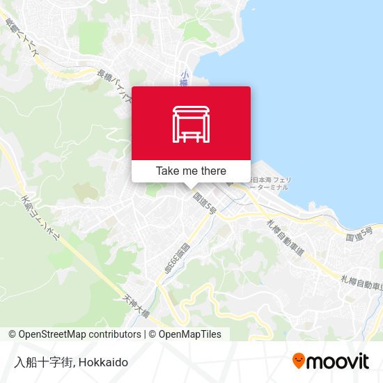 入船十字街 map