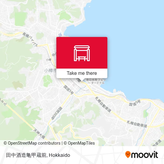 田中酒造亀甲蔵前 map