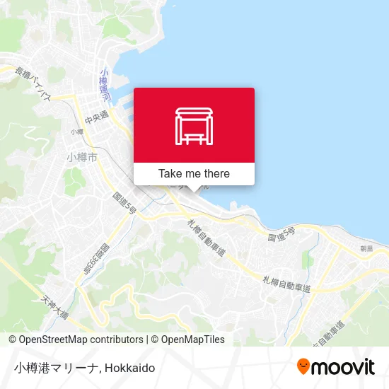 小樽港マリーナ map