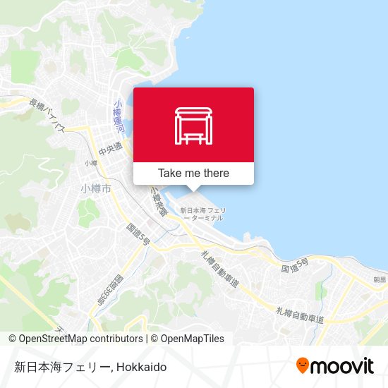 新日本海フェリー map