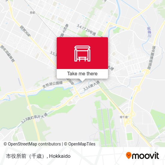 市役所前（千歳） map