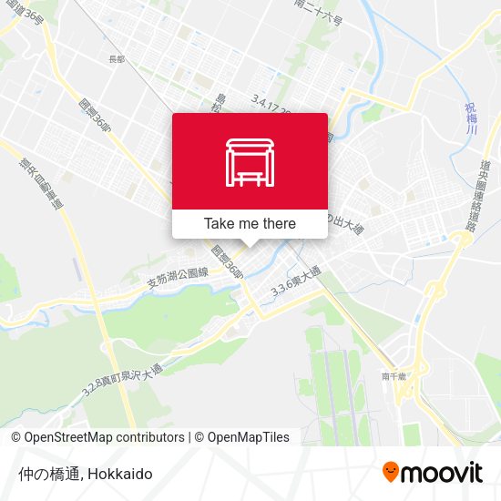 仲の橋通 map