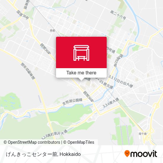 げんきっこセンター前 map