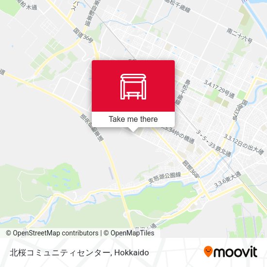 北桜コミュニティセンター map