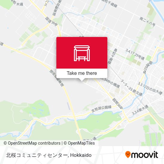 北桜コミュニティセンター map