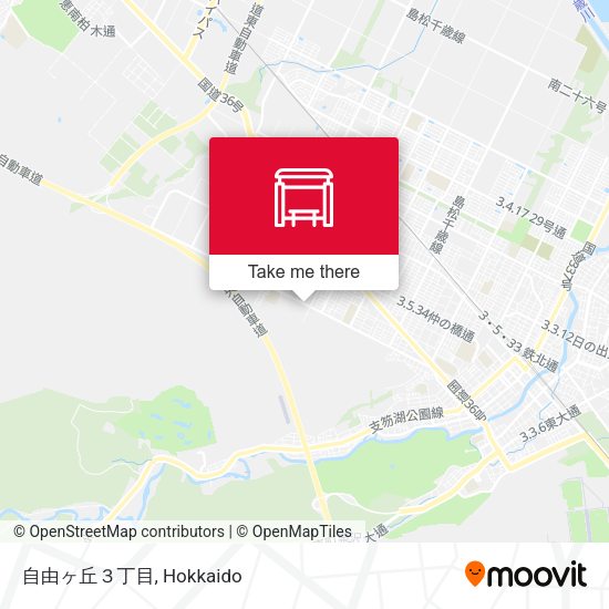 自由ヶ丘３丁目 map
