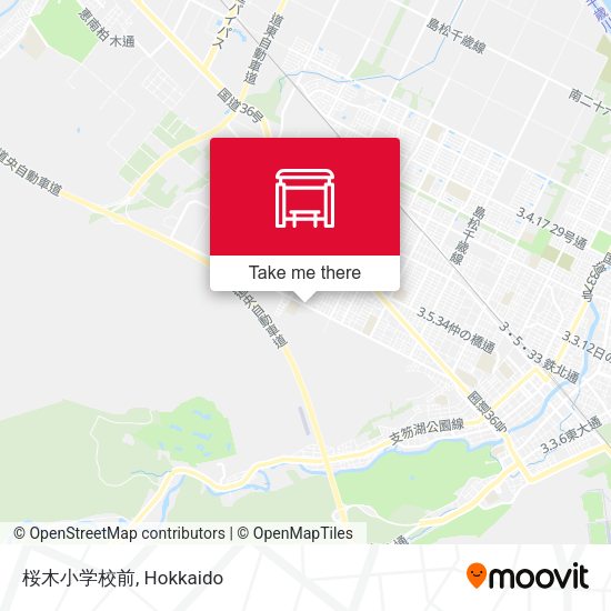 桜木小学校前 map