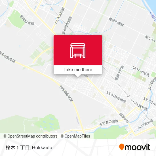 Sakuragi 1-chome map