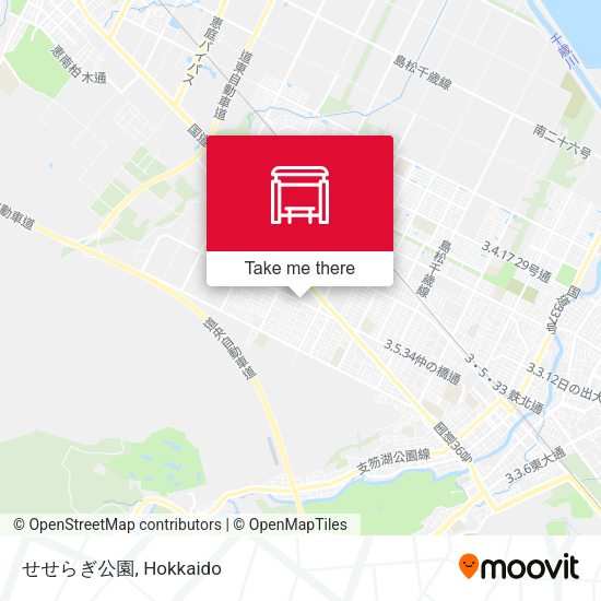 せせらぎ公園 map