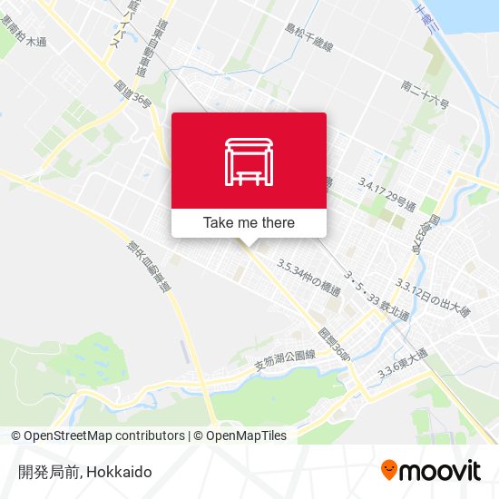 開発局前 map