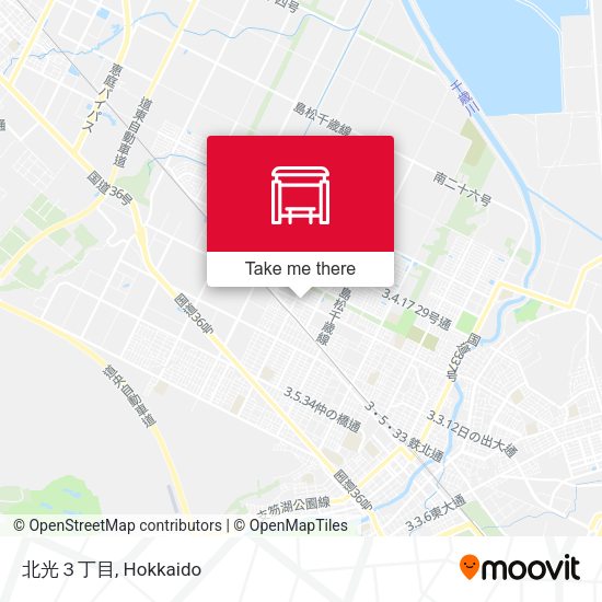 北光３丁目 map