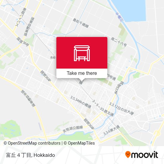 富丘４丁目 map