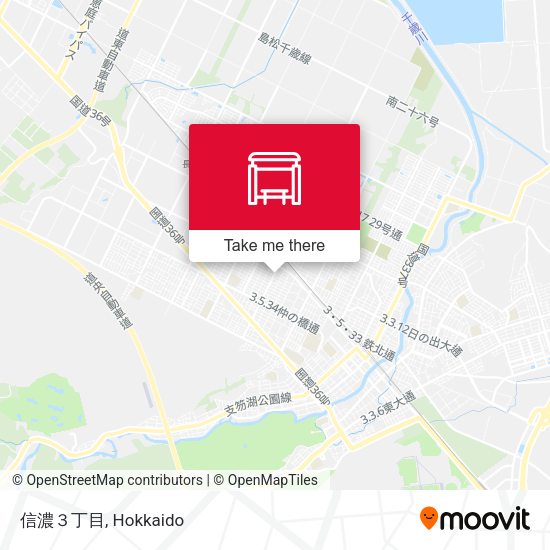 信濃３丁目 map