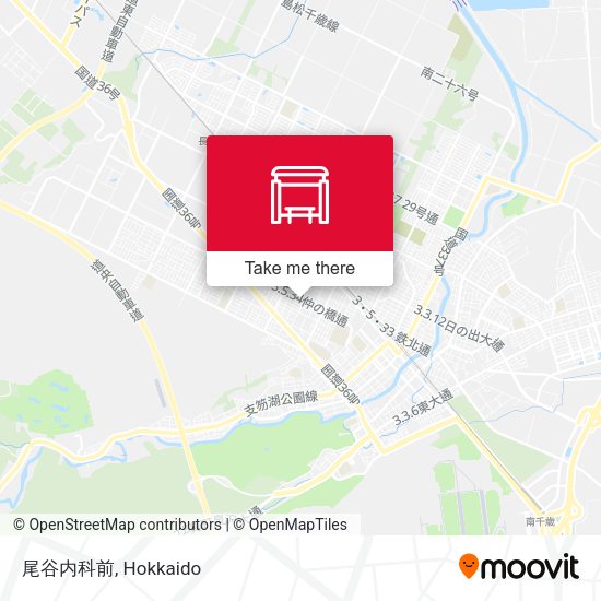 尾谷内科前 map