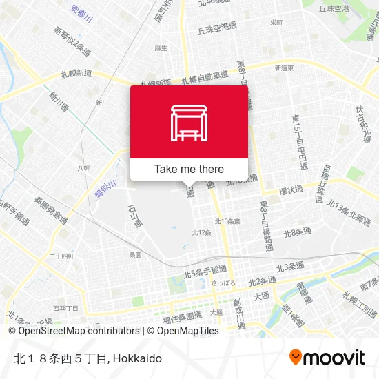 北１８条西５丁目 map