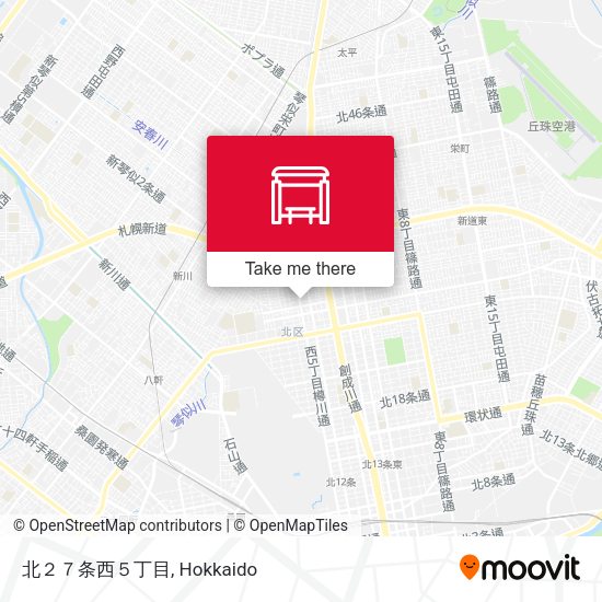 北２７条西５丁目 map