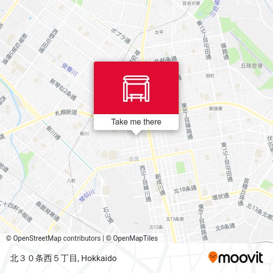 北３０条西５丁目 map