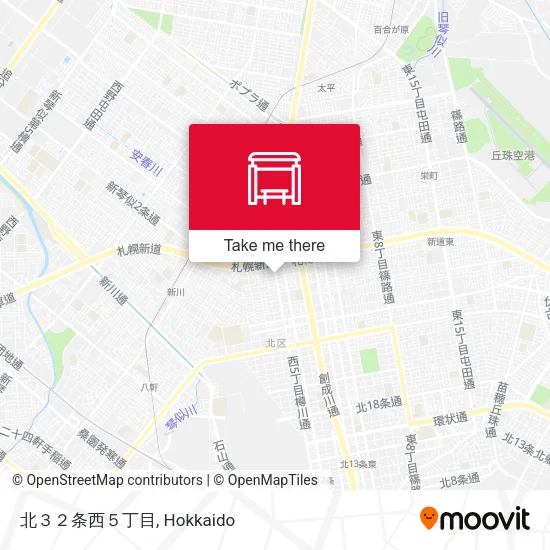 北３２条西５丁目 map