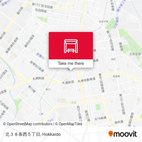 北３８条西５丁目 map