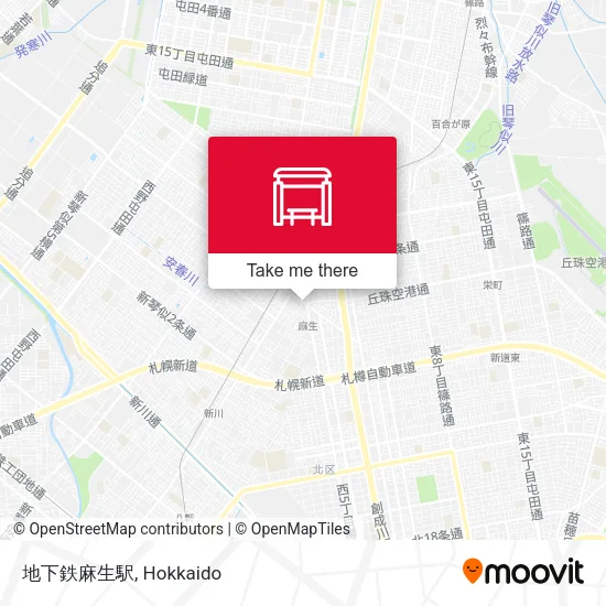 地下鉄麻生駅 map