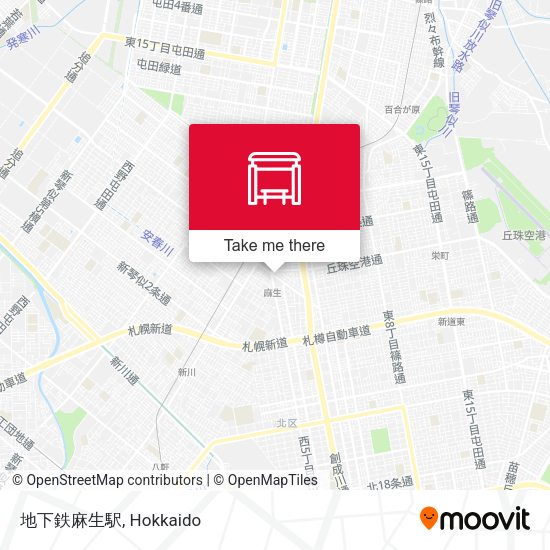 地下鉄麻生駅 map