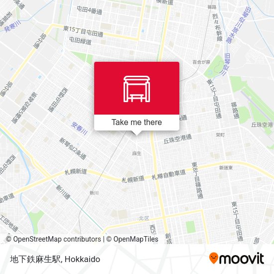 地下鉄麻生駅 map